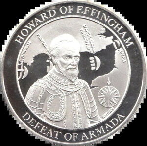 1624�N �n���[�h�E�I�u�E�G�t�B���K�� ���G�͑��̔s�k 40g .925 ��v���[�t�R�C��