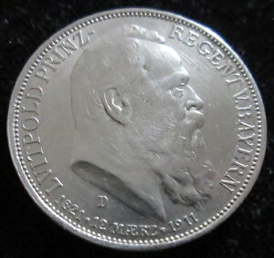 MDS GERMAN EMPIRE THREE 3 �}�[�N 1911 D LUITPOLD BAYERN�A�V���o�[ #N-