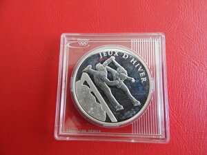 * フランス 10 ユーロ 2011 シルバー プルーフ * ソチ オリンピック * フィギュアスケート (Schub139)-