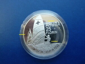 �A���o 25 �t���[���� 1992�N�u�I�����s�b�N�v �V���o�[ PP/�v���[�t �ō�16,000-