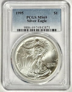 1995N AJ Vo[ C[O $1 PCGS MS69 tBftBA L[f[gRC A ASE
