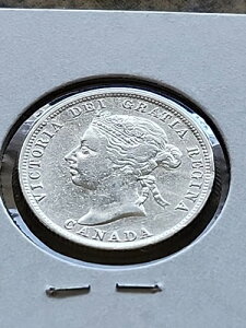 �J�i�_ 1899 �N 25 �Z���g 25 �Z���g �N�C�[�� ���B�N�g���A 0.925 �V���o�[ �R�C�� ���]��!