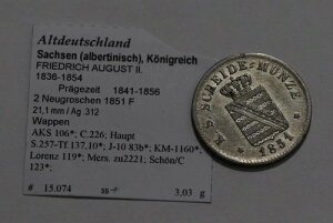 ?? ???? �h�C�c �U�N�Z�� 2 �O���b�V�F�� 1851 F �V���o�[ �V���[�v�f�B�e�[�� B79 #Z3360