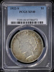 1922-S 1h s[X PCGS XF 40