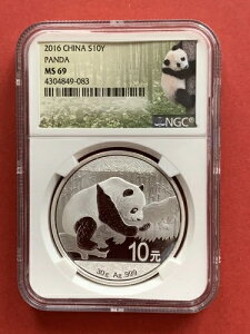 2016N  Vo[p_ 10 RMB S10Y 30g  Ag 999 RC NGC MS69