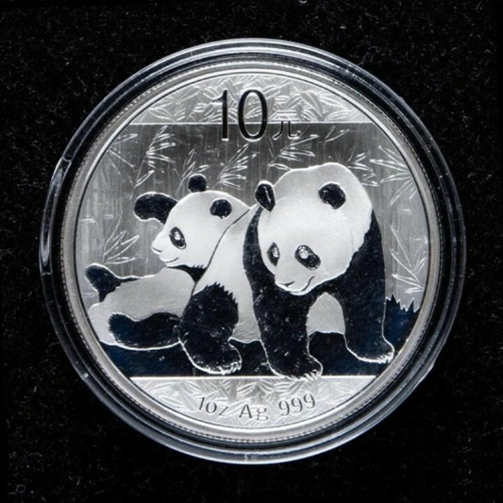 楽天市場】2010年 中国パンダ銀貨 10元 1オンス Ag.999 中国パンダ 