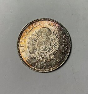 �A���[���`�� 1882�N ��� 20�Z���^�{ KM # 27 �قƂ�ǂ��u���X�g�z���C�g�A�ꕔ�ɐF����