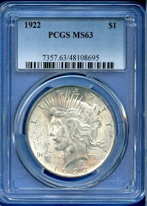 1922 P PCGS MS63 s[XVo[h 1h čǃRC 1922-P MS-63
