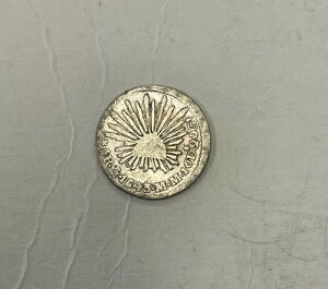 メキシコ - 1843年 MoAM 銀貨 1/2 レアル - 日付が正確