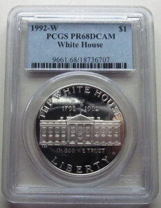 1992-W �z���C�g�n�E�X�L�O�h�� - PCGS PR68DCAM
