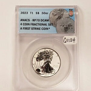 2023�N 1�h�� �t�B�W�[ 0.5�I���X 1/2�I���X �V���o�[ �t���N�V���i�� �C�[�O�� - ANACS RP 70 DCAM - Q1124