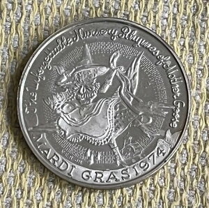 NOLA マルディグラ チーフ チョクトー オールド 1974 マザーグース .999 ファインシルバー アートラウンド