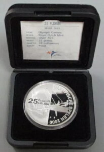 2000�N �V���o�[ �A���o �v���[�t 25 �t���[���� �I�����s�b�N �Q�[�� �{�b�N�X & COA