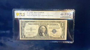 1935�N C $1 ��ݏؖ��� FR.1612 M-E �u���b�N PCGS �ɂ߂ėǍD�ȏ�� 40 PPQ ?