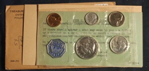 1959�N �V���o�[ �v���[�t�Z�b�g�i�R�C�����v5���j����/COA ���b�g121241