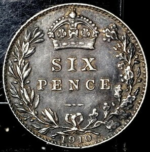 1910N CMX 6yX ASW 0.0895 KM#799 CAT $50 - XF