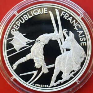1990年フランス100フラン - 1992年冬季オリンピック - フリースタイルスキー - プルーフシルバー