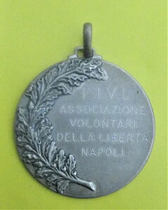�C�^���A - �i�|�� ���_�� F.I.V.L ASSOCIAZIONE VOLONTARI DELLA LIBERT�� ? 40.1mm 19.2gr