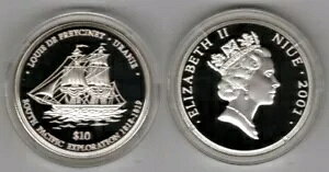 2001N NIUE 10h 쑾mT Vo[/v[t