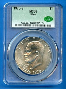 1976 S MS66 CAC AC[n[ 1h č  1976-S MS-66 CACG