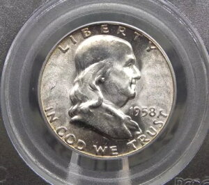 1958N "P" tN Vo[ n[th 50Zg PCGS MS65 #007 WF  ECC&C