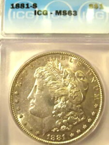 1881-S ���[�K�� �V���o�[�h�� ICG MS63