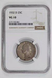 1932-D ���V���g�� �N�H�[�^�[ NGC VG10