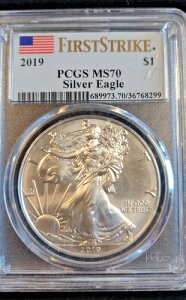 2019 AJ Vo[ C[O $1 PCGS MS70At@[Xg XgCNBwČłɎx܂傤!