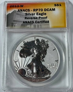 2013-W $1 �V���o�[�C�[�O�� (#20601) ANACS RP 70 DCAM