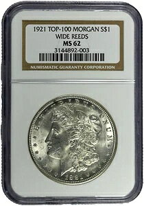 1921�N NGC MS62 �g�b�v100 ���C�h���[�h �����K���E�_���[�i���z���_�[����j