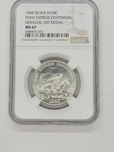 1960�N �V���o�[ - �|�j�[�G�N�X�v���X �Z���e�j�A�� �w�����f�B�b�N �A�[�g ���^�� - NGC MS67