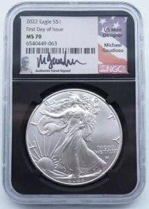 2022�N �V���o�[�C�[�O�� 1�h�� ���s���� NGC MS 70 �}�C�P���E�O�A�f�B�I�[�\���M�T�C������ - C881