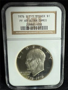 1976N S AC[n[ IKE T-1 Vo[ 1h PF69 EgJI UCAM NGC SKU 3770