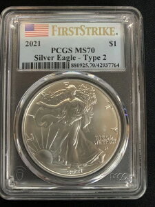 2021�N-�A�����J���V���o�[�C�[�O��-PCGS-�^�C�v2-�t�@�[�X�g�X�g���C�N-�t���b�O���x��