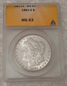 AJ 1h K 1881-S *MS 63 ANACS