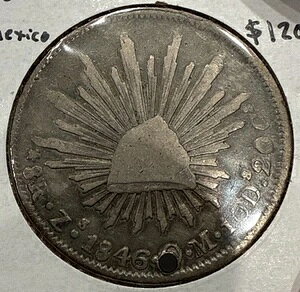 1846 8 Reales Zs ���L�V�R �T�J�e�J�X �~���g �I�`�� ���A�� �V���o�[ �R�C�� XF �ڍ� ������
