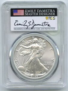 2022�N �A�����J���C�[�O�� �V���o�[�h�� PCGS MS70 �t�@�[�X�g�X�g���C�N �_���X�g���V�O�l�`���[ H825