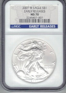 2007N W o[jbVh Vo[ C[O NGC MS 70 ER x 