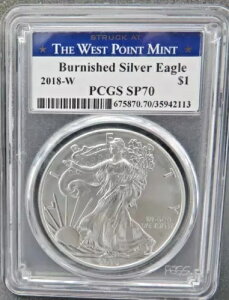 2018 W o[jbVh AJ Vo[ C[O PCGS SP70 EFXg|Cg ~gx L[f[g