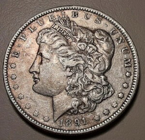 1891-O K j[I[Y US 1hd 90% (B3)
