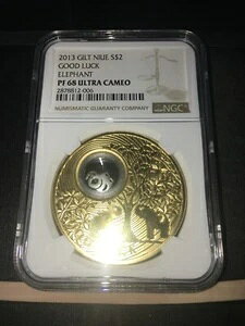 2013N jEG 2h K^̏ 1IX .999Ag NGC**PF-68 UC