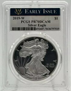 2019 W �v���[�t �V���o�[ �C�[�O�� PCGS PR70 DCAM �������s���x��