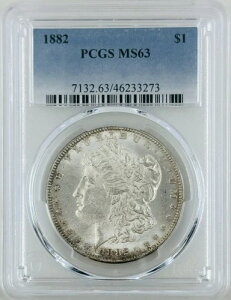AJ K 1h 1882N PCGS: MS63 #C506