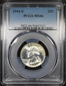 1943-S Vg NH[^[APCGS ɂ MS66 ̕]AS[WXȕΕi PQ+