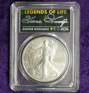 2021�N PCGS MS70 �^�C�v2 �V���o�[�C�[�O���h���A1�I���X �O�[�X�S�Z�[�W�A���M�T�C������