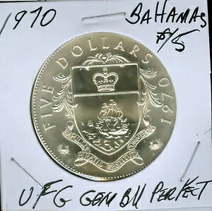 1970�N �o�n�} $5.00 900 �V���o�[ ���ɏ�O���[�h BU �p�[�t�F�N�g *