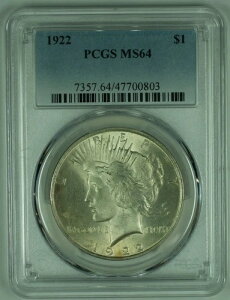 1922N s[XVo[ 1hRC g[ PCGS MS 64 (4) D