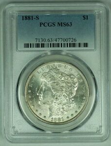 1881-S [K 1hd PCGS MS 63 (8) C