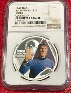 NGC 2015 P co PR69 EgJI X|bN i[h jC $1 .999 Vo[RC - NOV99