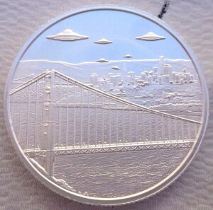 2�I���X 2023 UFO'S over SAN FRANCISCO �S�[���f���Q�[�g�u���b�W���E���h .999 ����